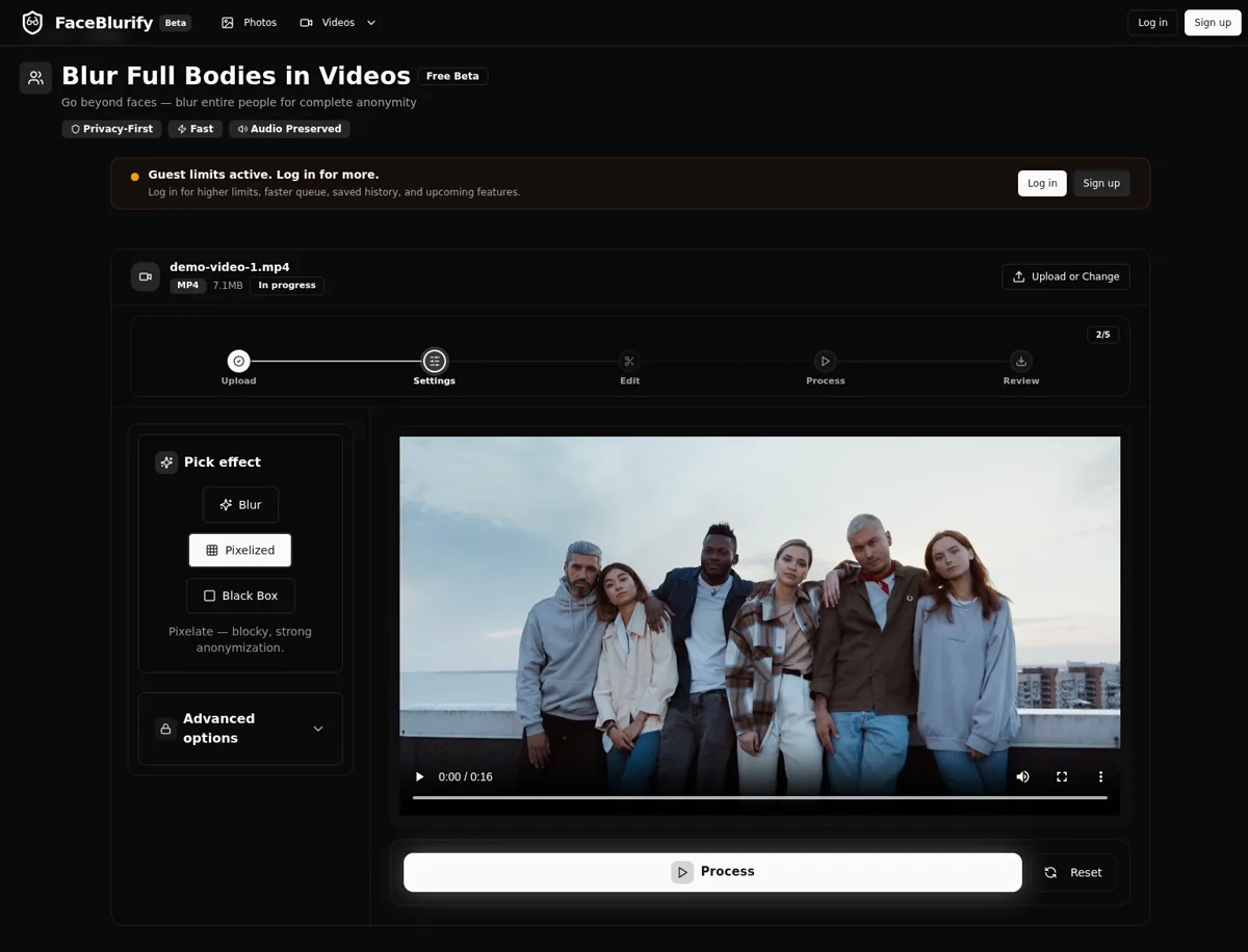 Full-body tool workflow